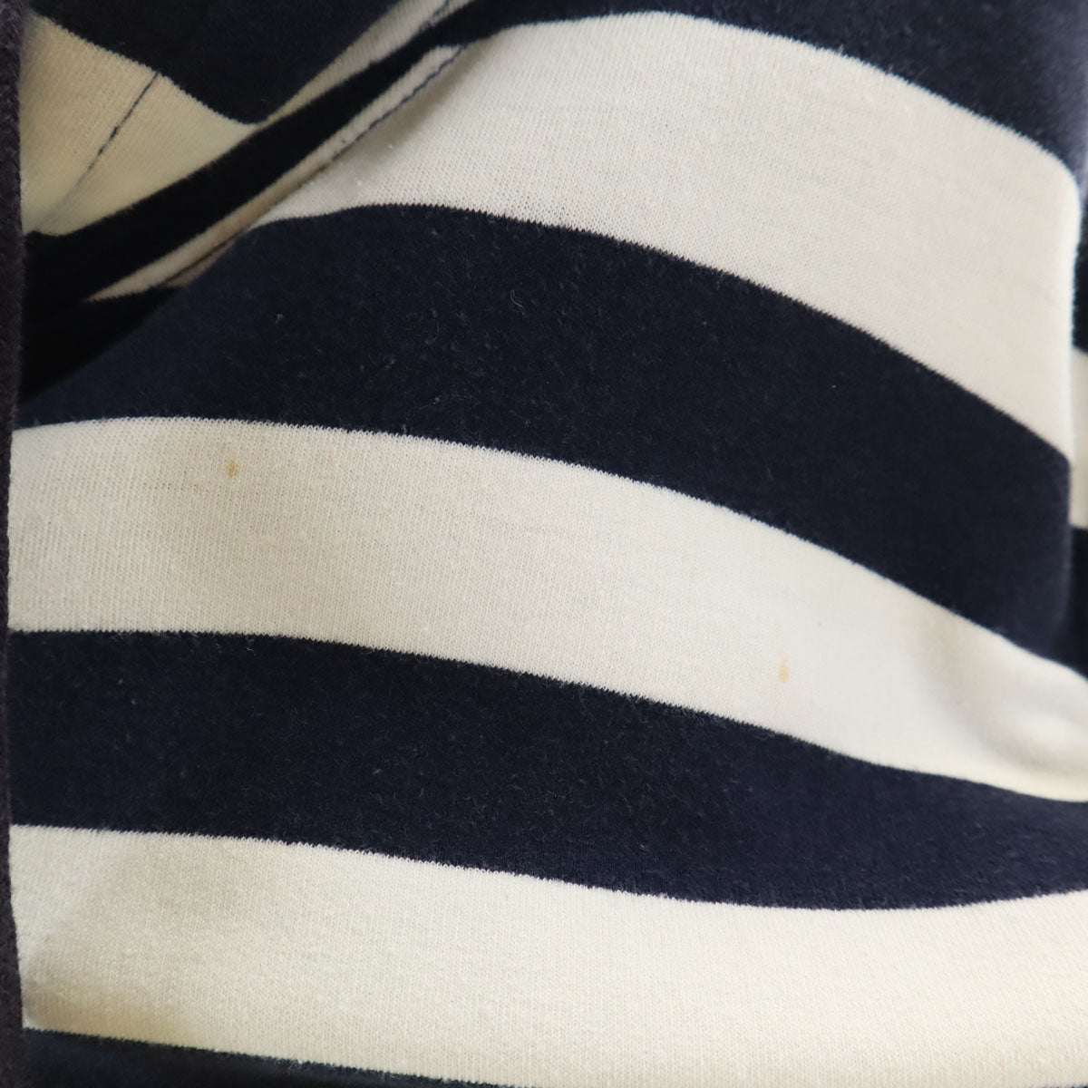 goslow caravan ゴースローキャラバン ボーダー柄 長袖 ジップパーカー 3 ネイビー メンズ