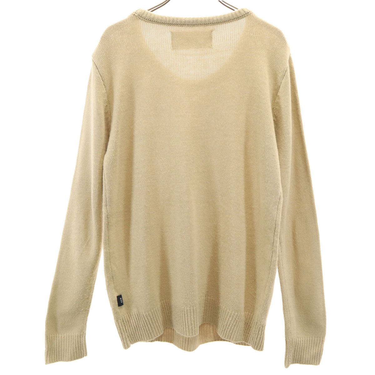 AKM エイケイエム 長袖 セーター M ベージュ ニット メンズ