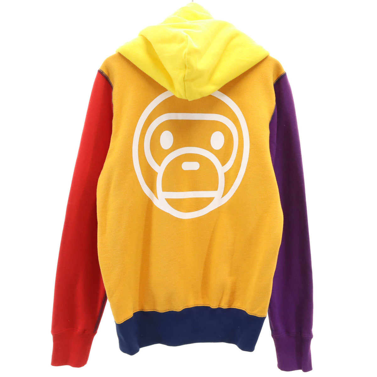 A BATHING APE アベイシングエイプ 長袖 ジップパーカー S ブルー メンズ