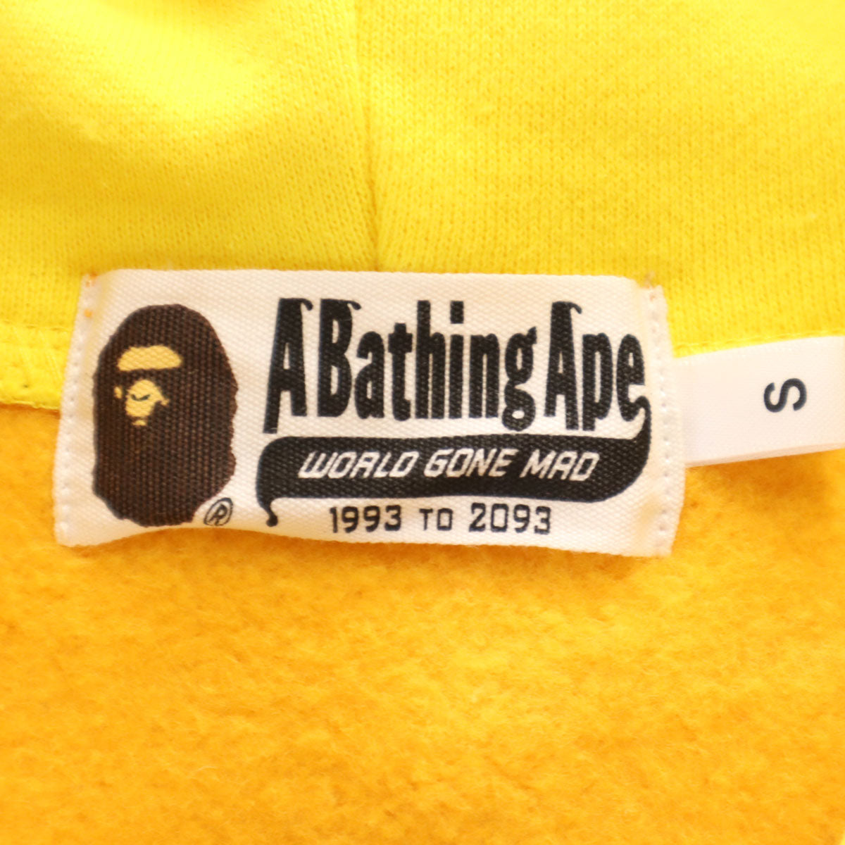 A BATHING APE アベイシングエイプ 長袖 ジップパーカー S ブルー メンズ