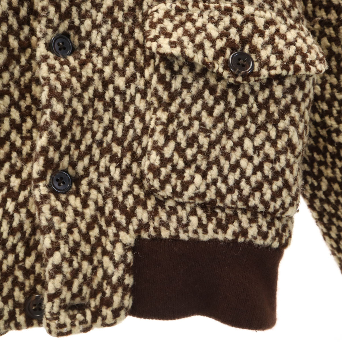 RALPH LAUREN COLLECTION ラルフローレン コレクション USA製 ニットジャケット 6 ブラウン系 レディース