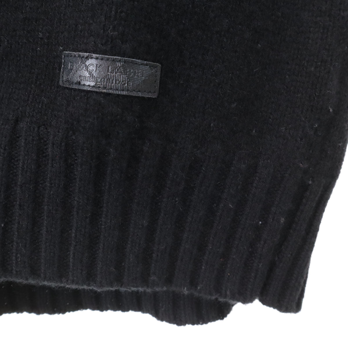 BLACK LABEL CRESTBRIDGE ブラックレーベルクレストブリッジ アーガイル柄 長袖 タートルネック セーター LL ブラック ニット メンズ