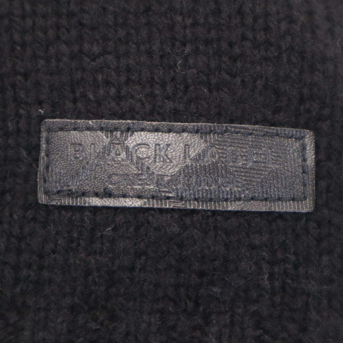 BLACK LABEL CRESTBRIDGE ブラックレーベルクレストブリッジ アーガイル柄 長袖 タートルネック セーター LL ブラック ニット メンズ