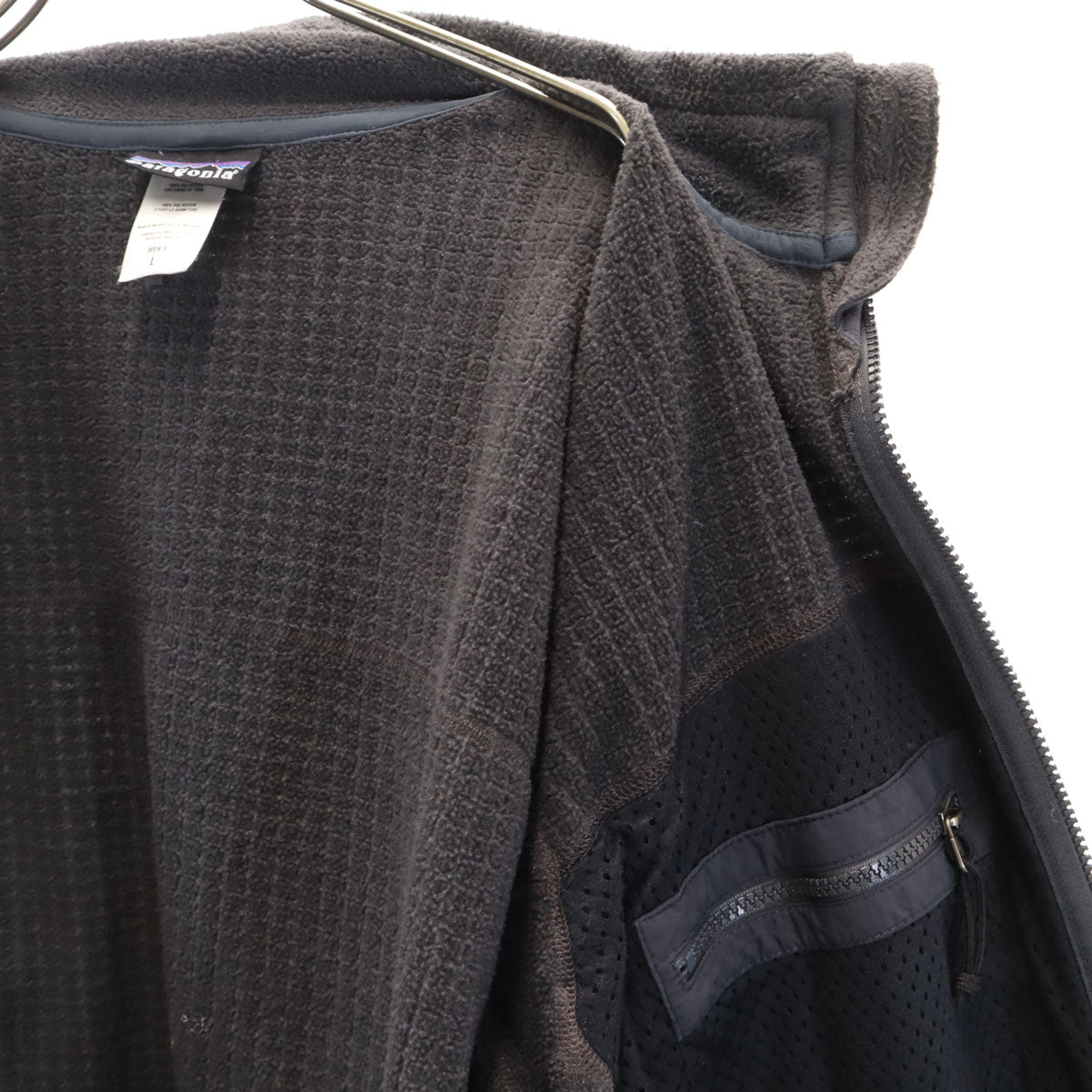 patagonia パタゴニア 長袖 フリースジャケット L グレー アウトドア 25303S6 メンズ