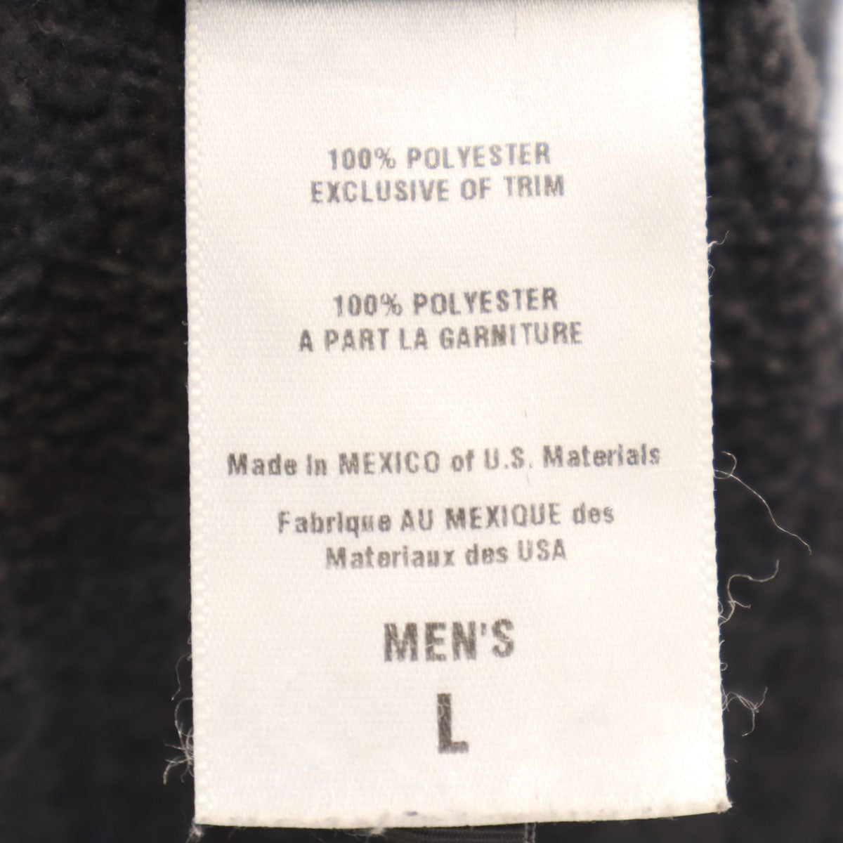 patagonia パタゴニア 長袖 フリースジャケット L グレー アウトドア 25303S6 メンズ