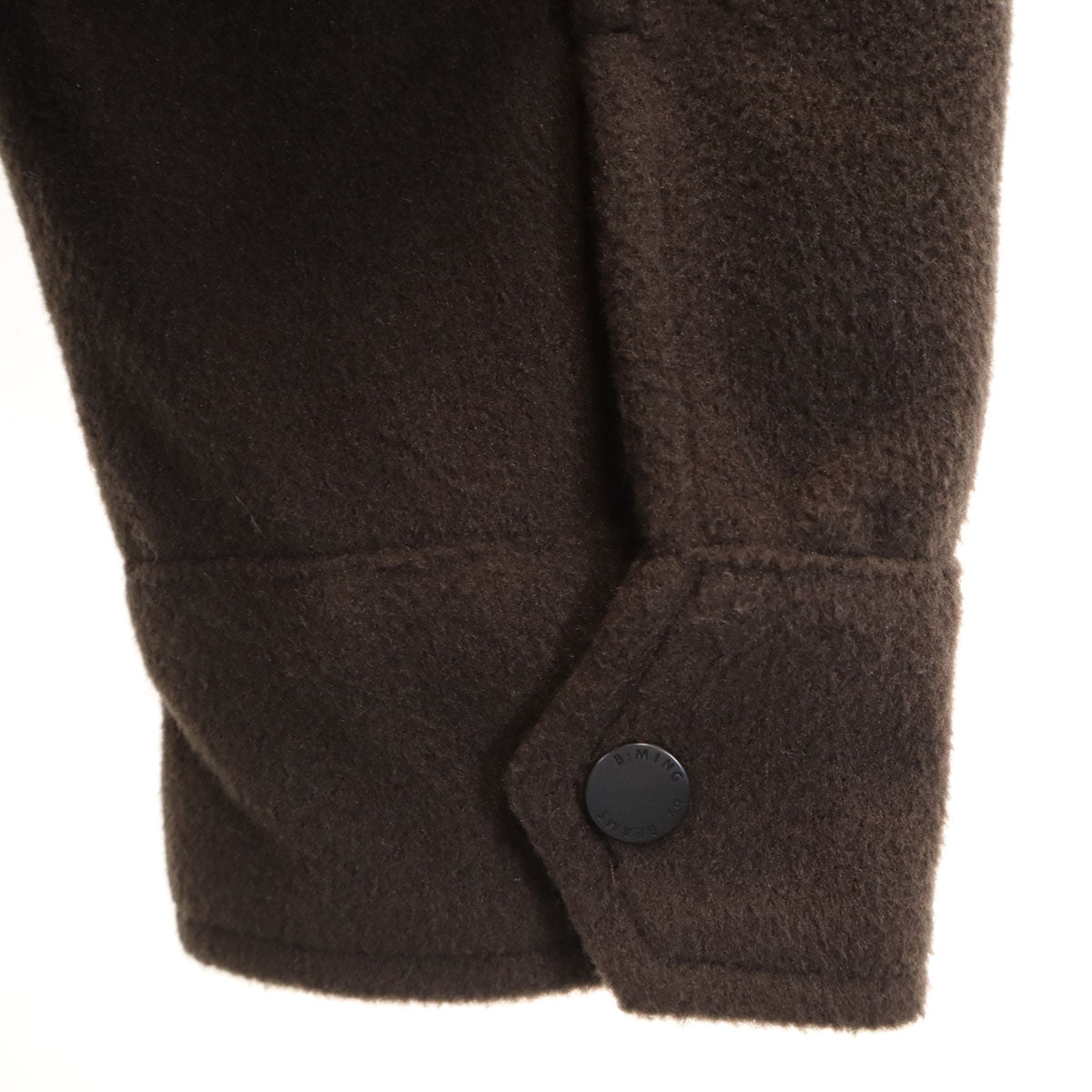 美品 B:MING by BEAMS ビーミングバイビームス ハイブリッドメルトン ワイド CPO ジャケット L ブラウン メンズ