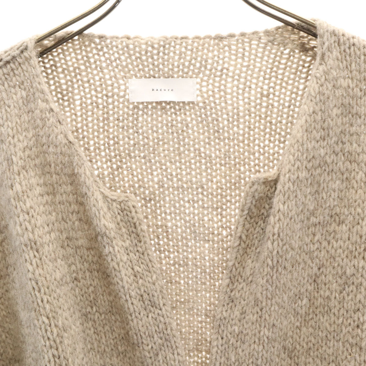 kagure かぐれ 長袖 ニットカーディガン FREE ベージュ アーバンリサーチ レディース