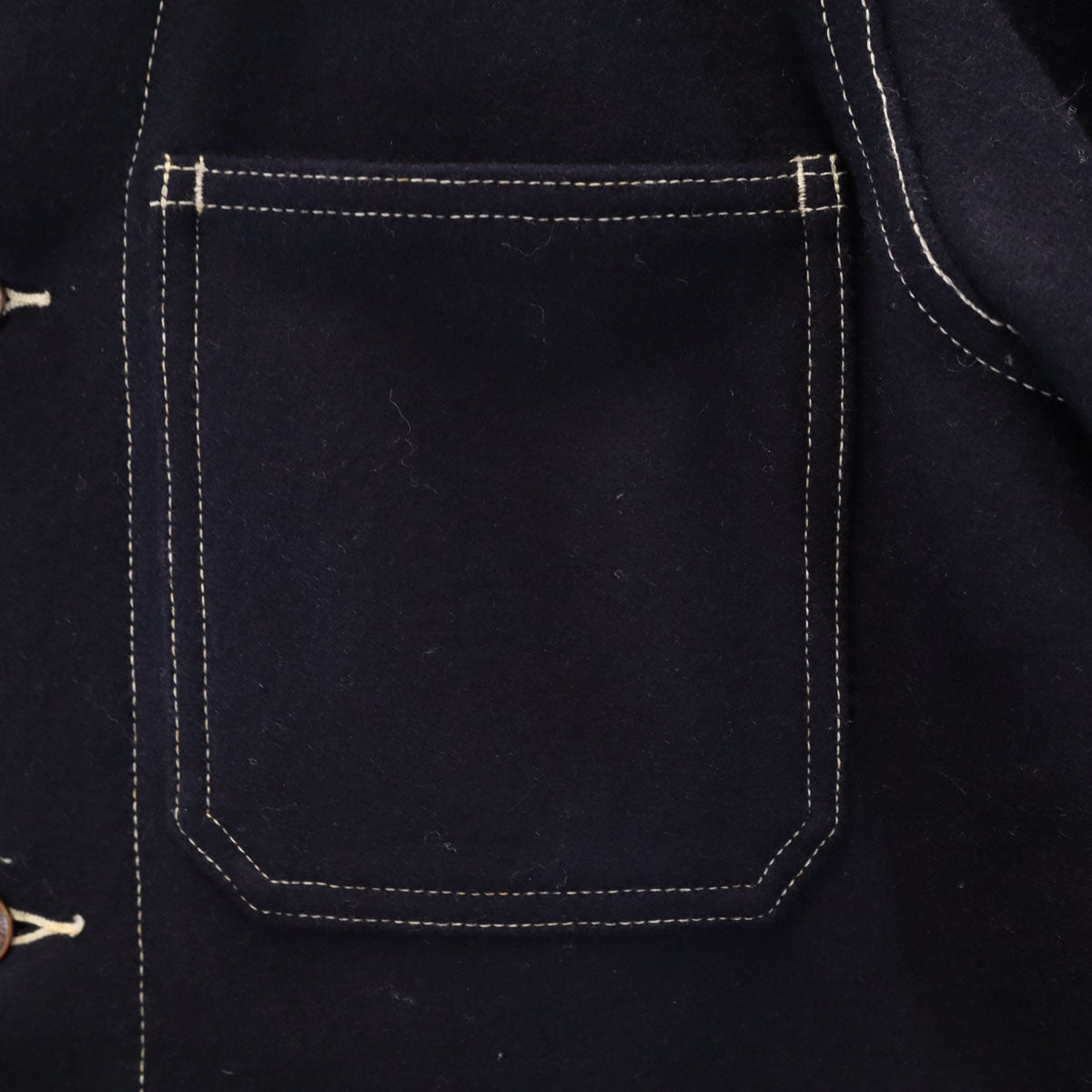 GAIJIN MADE ガイジンメイド ライトメルトン カバーオール S ネイビー メンズ