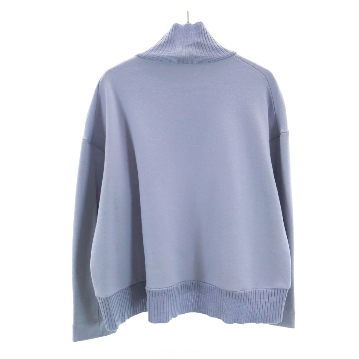 DES PRES デプレ 日本製 長袖 ハイネック 圧縮ウール ニット S ブルーグレー レディース