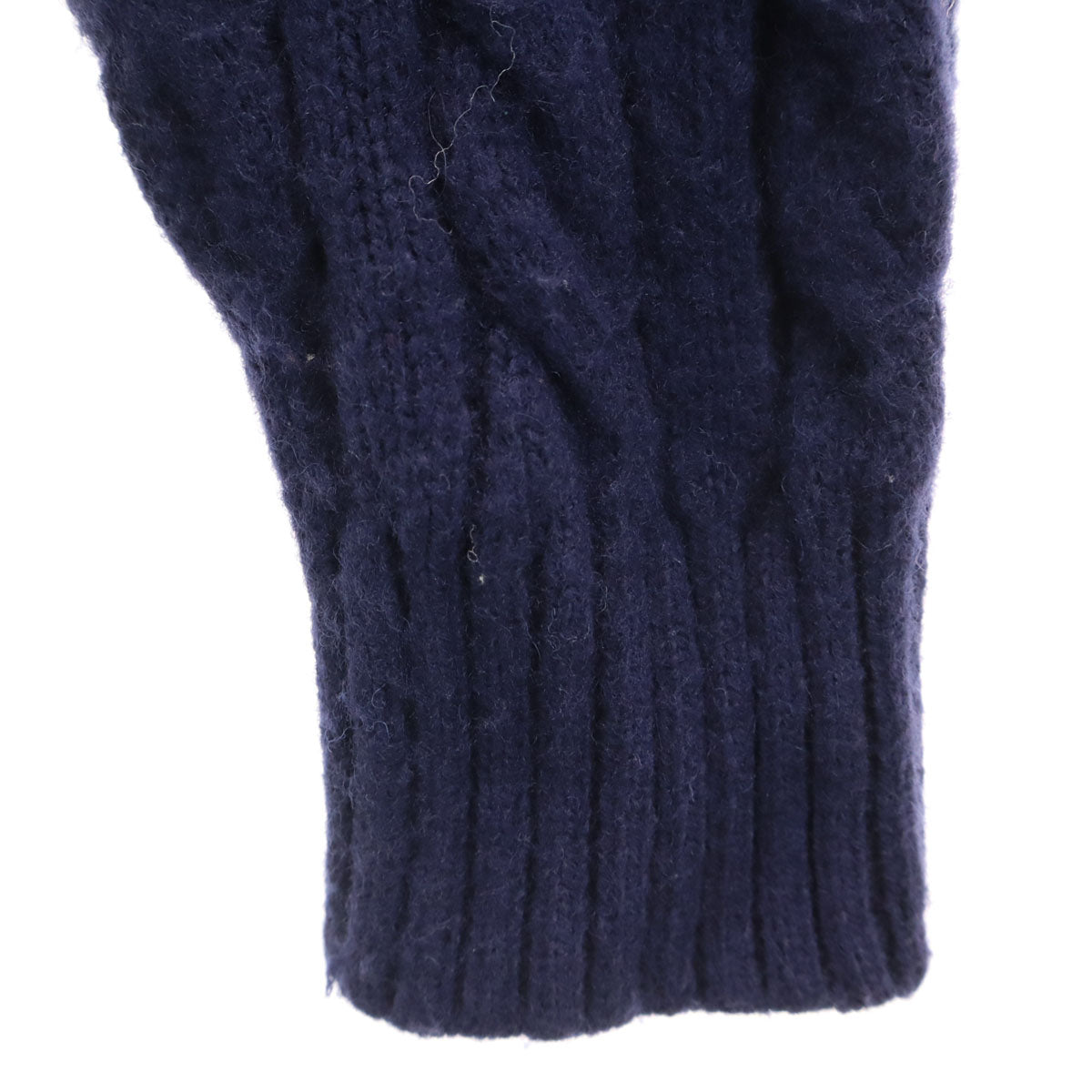 BEAMS PLUS ビームスプラス 長袖 ケーブル ニット S パープル系 セーター メンズ