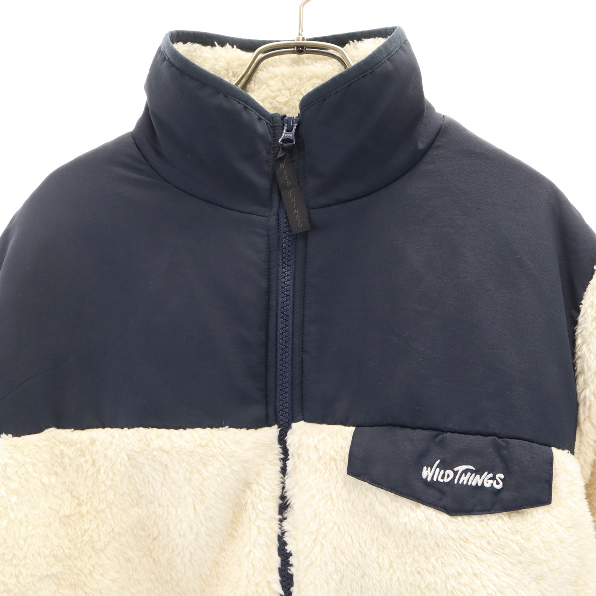 WILDTHINGS ワイルドシングス フリースジャケット M ホワイト系 メンズ