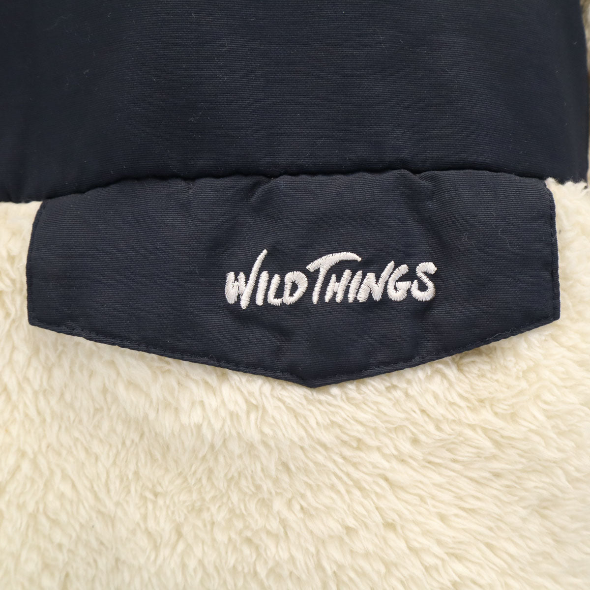 WILDTHINGS ワイルドシングス フリースジャケット M ホワイト系 メンズ