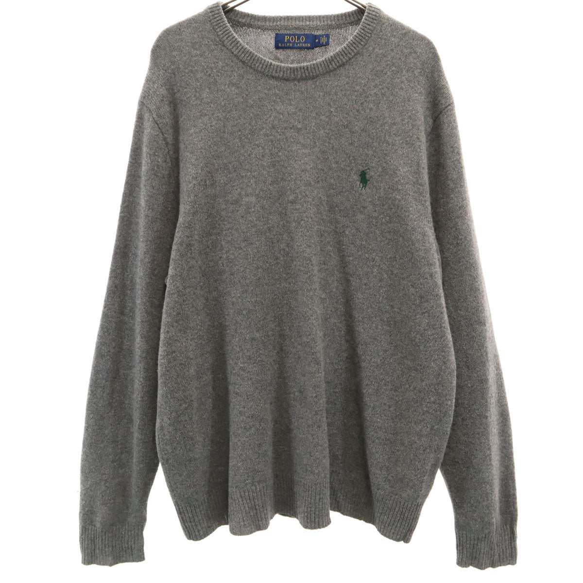 POLO RALPH LAUREN ポロラルフローレン 長袖 セーター M グレー ニット メンズ