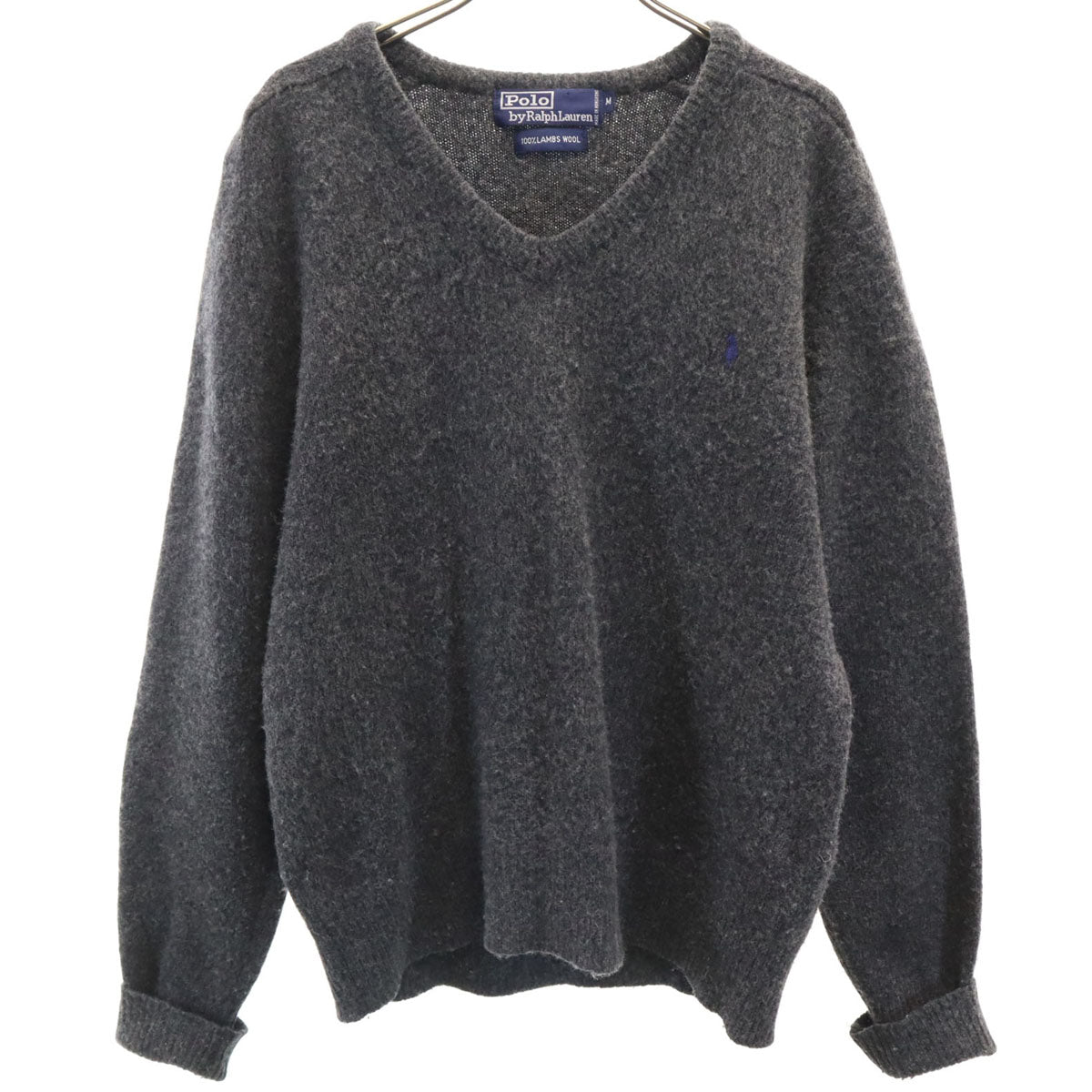 Polo by Ralph Lauren ポロバイラルフローレン 長袖 セーター M チャコールグレー ニット メンズ