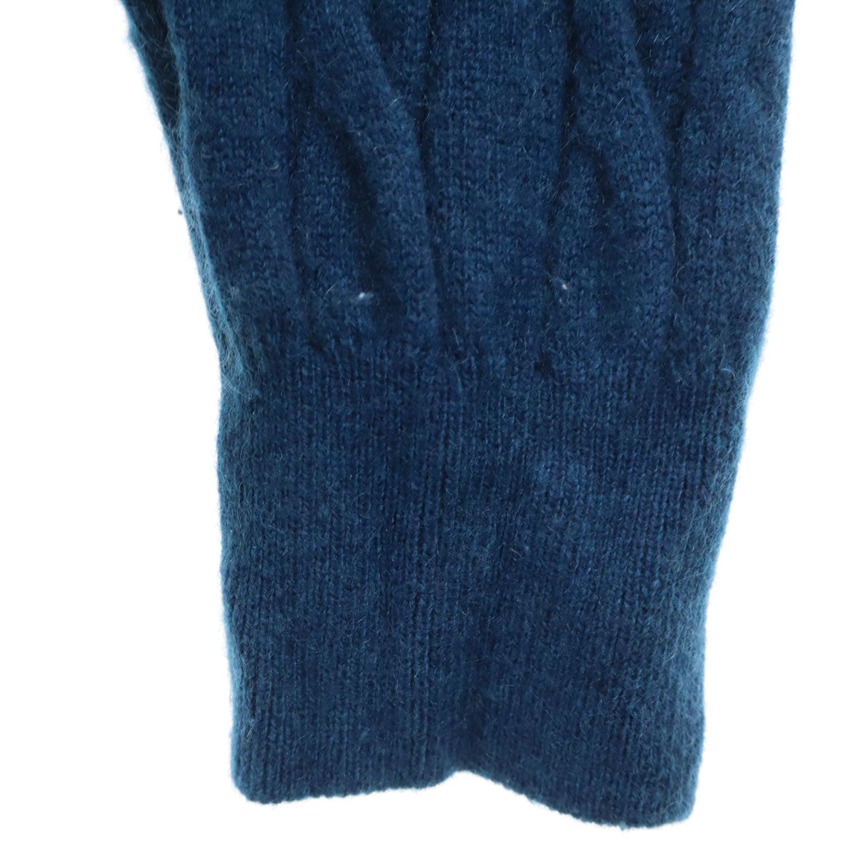 UNITED ARROWS GREEN LABEL RELAXING ユナイテッドアローズ グリーンレーベルリラクシング カシミヤ100％ 長袖 セーター M 青紺系 ケーブルニット メンズ