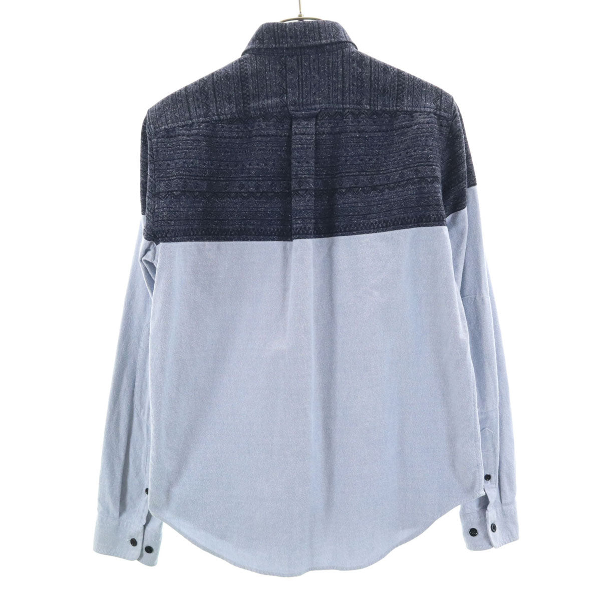 OPENING CEREMONY オープニングセレモニー 日本製 長袖 ボタンダウンシャツ M ライトブルー系 レディース