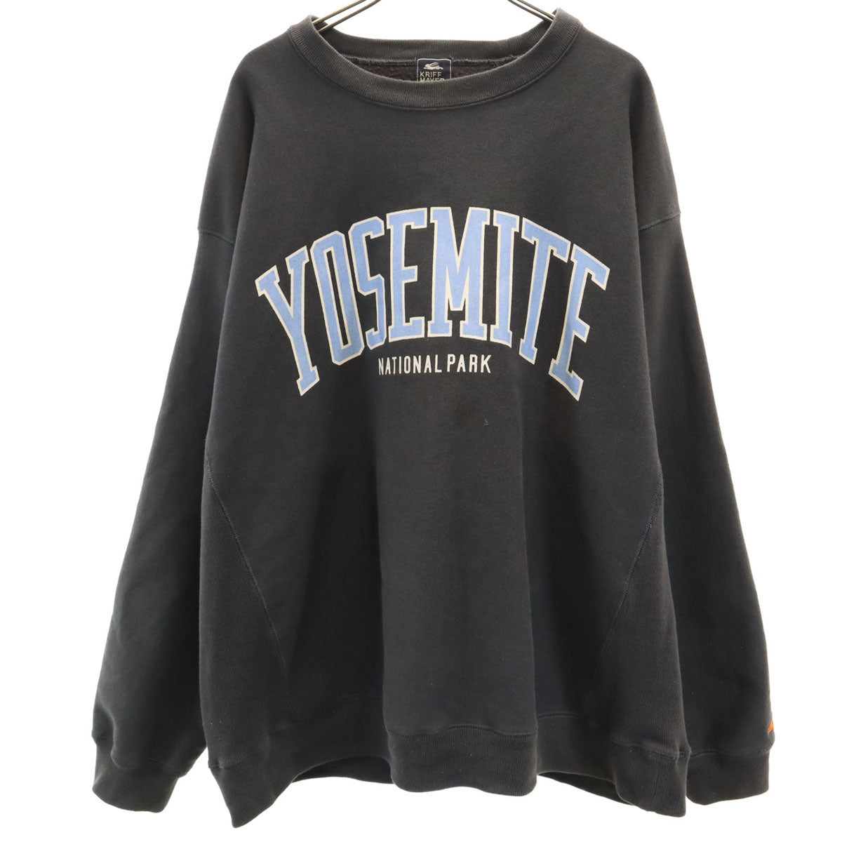 KRIFF MAYER クリフメイヤー 長袖 スウェット トレーナー XL チャコールグレー 裏起毛 メンズ