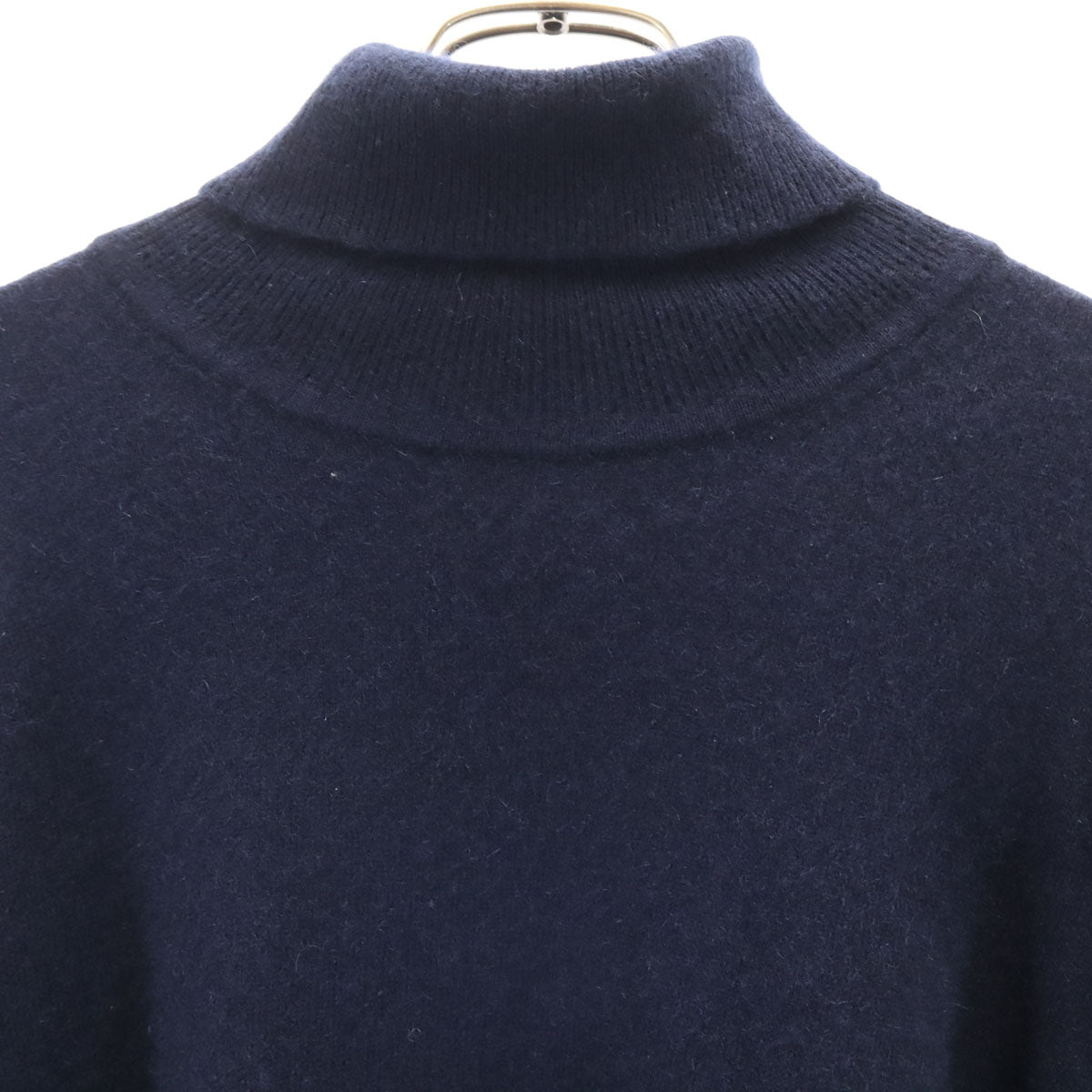 UNIQLO ユニクロ カシミヤ100％ 長袖 タートルネック セーター XL ネイビー ニット メンズ
