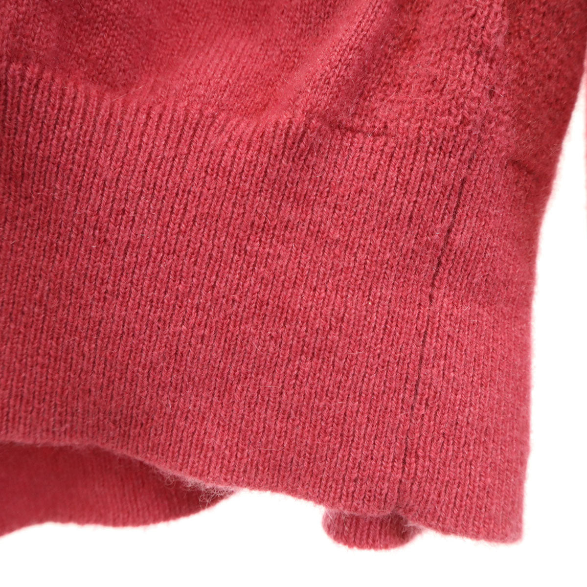 美品 BEAMS LIGHTS ビームスライツ カシミヤ100％ 長袖 Vネック ニットカーディガン L ピンク メンズ