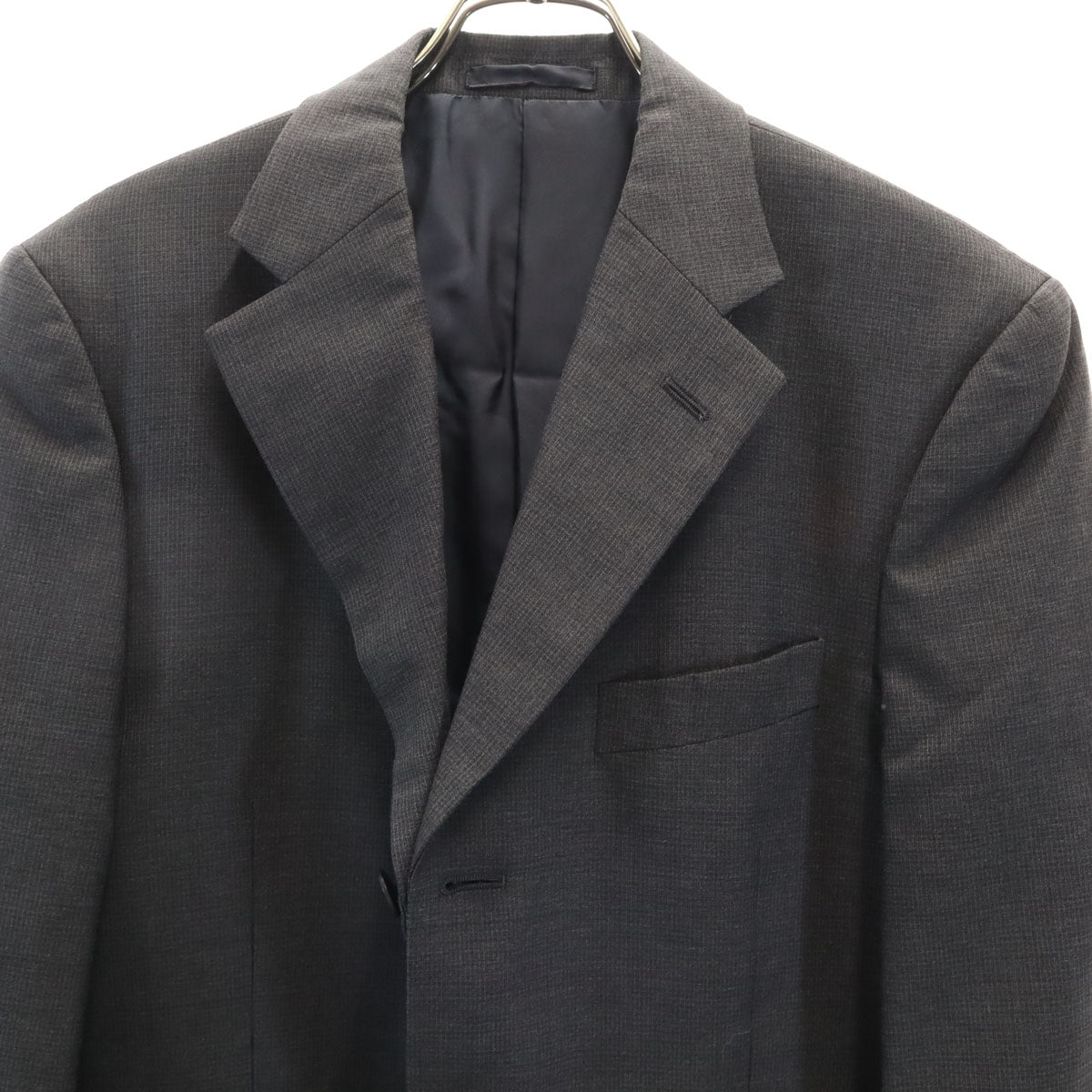 CK CALVIN KLEIN シーケーカルバンクライン テーラードジャケット 38 チャコールグレー メンズ