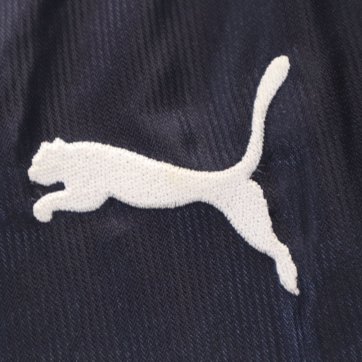 美品 PUMA プーマ ウインドブレーカー O ネイビー ジャケット 裏トリコット メンズ