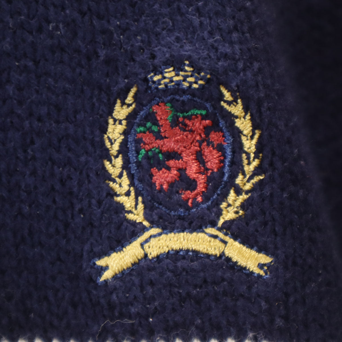 TOMMY HILFIGER トミーヒルフィガー 90s オールド ボーダー 長袖 セーター M ネイビー ニット メンズ