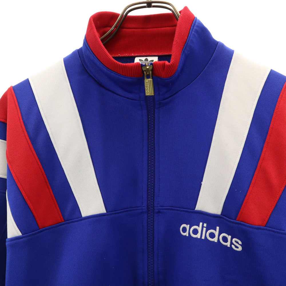 adidas アディダス 80s ヴィンテージ デサント製 トラックジャケット L ブルー メンズ