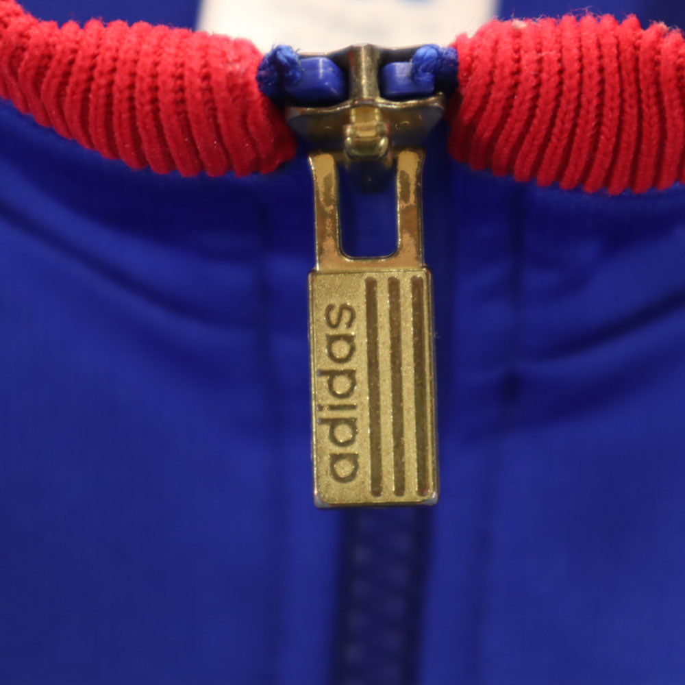 adidas アディダス 80s ヴィンテージ デサント製 トラックジャケット L ブルー メンズ