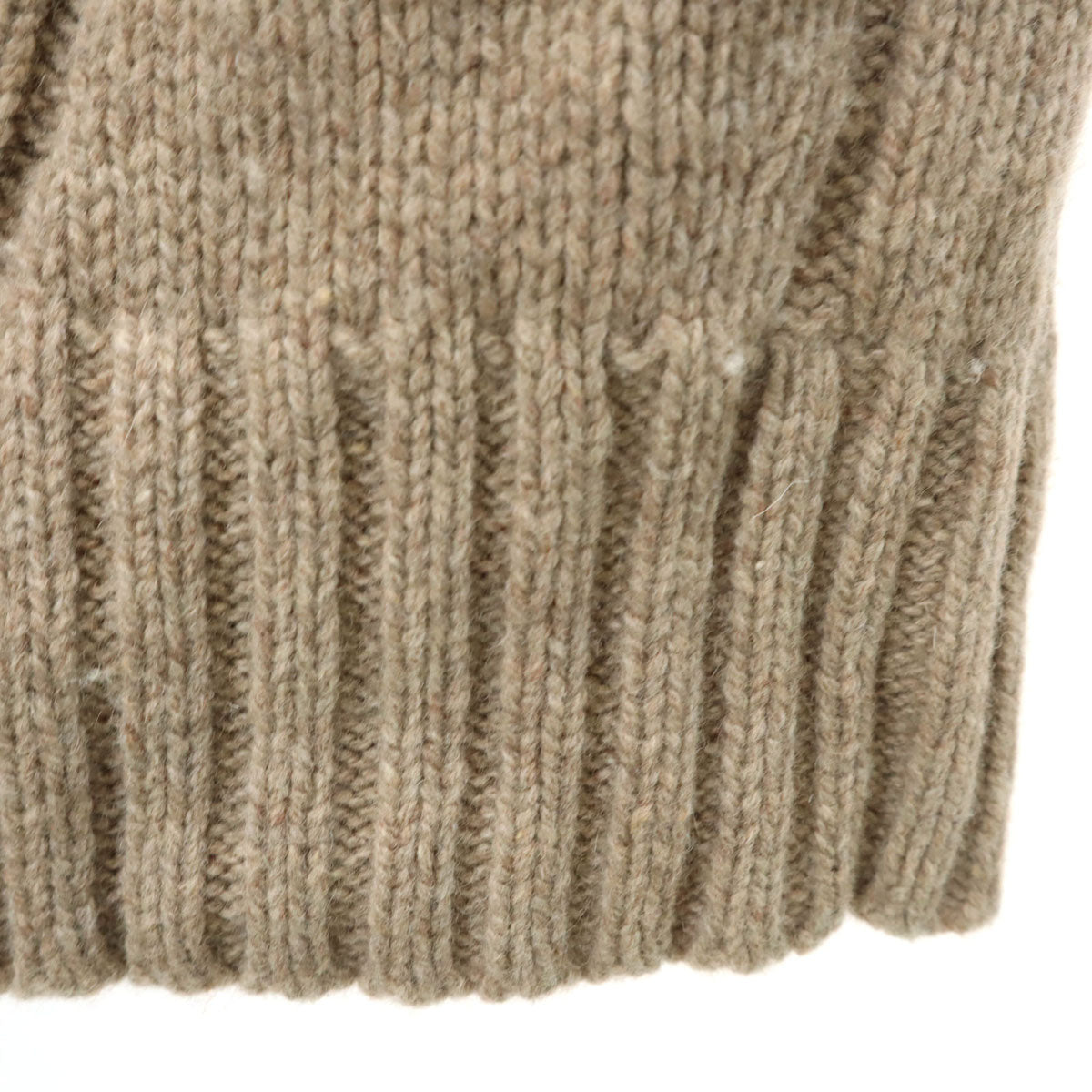 mizuiro ind ミズイロインド ウール 長袖 ニットカーディガン ベージュ系 レディース