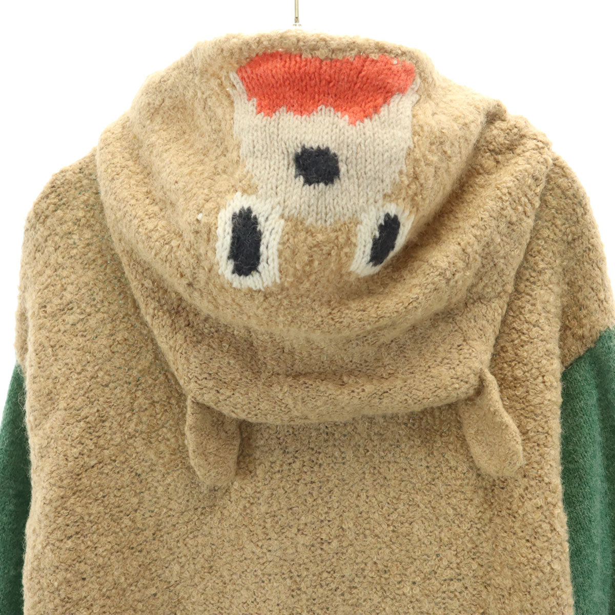 Ne-net ネネット 長袖 ニットカーディガン 2 グリーン系 メンズ