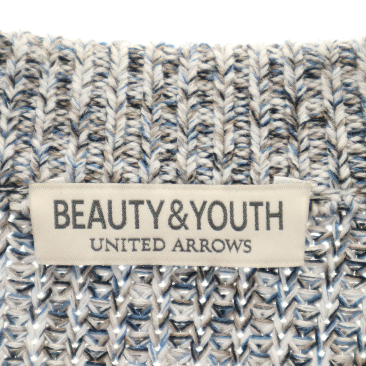 BEAUTY＆YOUTH ビューティーアンドユース UNITED ARROWS 長袖 ミックスカラー セーター M ニット メンズ