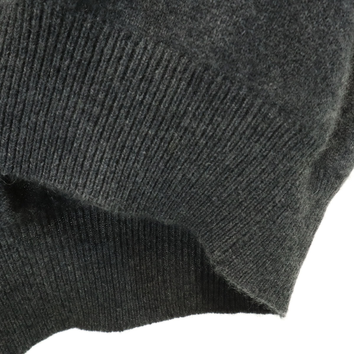 Hatton Court ハットンコート カシミヤ 長袖 Vネック セーター L グレー系 ニット メンズ