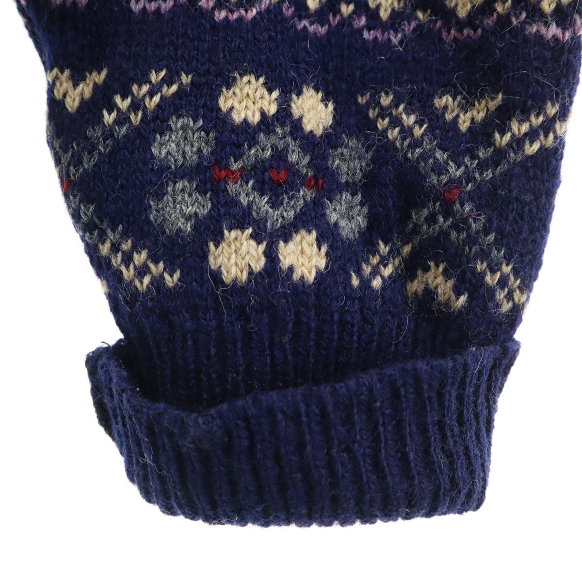 michael ross マイケルロス イングランド製 バラクータ ノルディック柄 長袖 セーター 4 ネイビー系 ニット メンズ