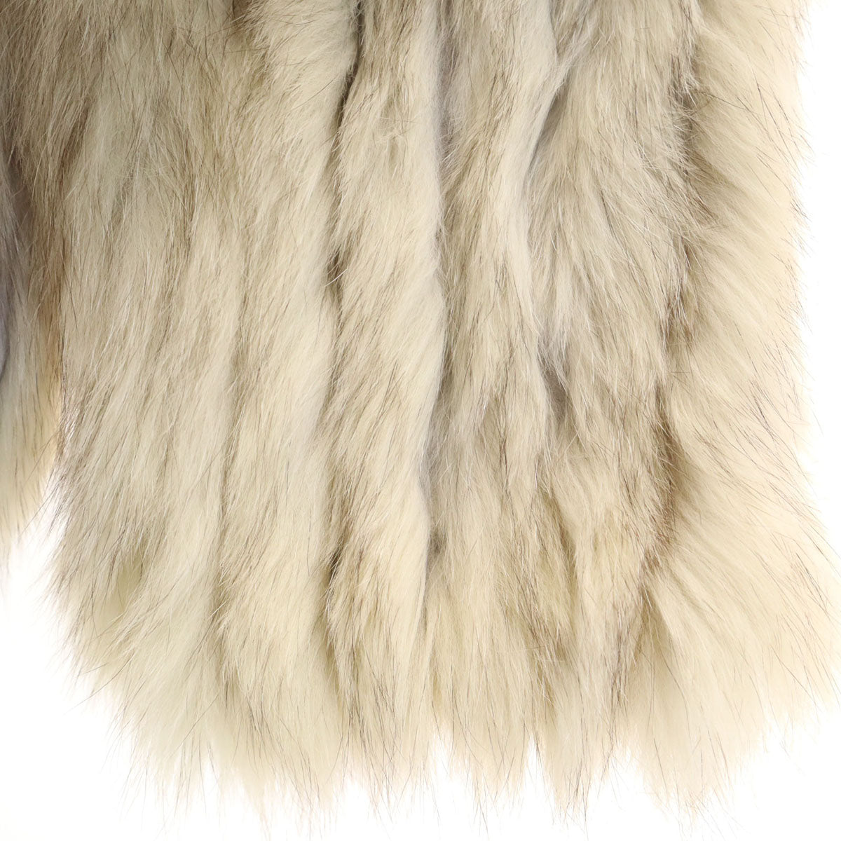 SAGA FOX サガフォックス 毛皮コート S ホワイト系 レディース