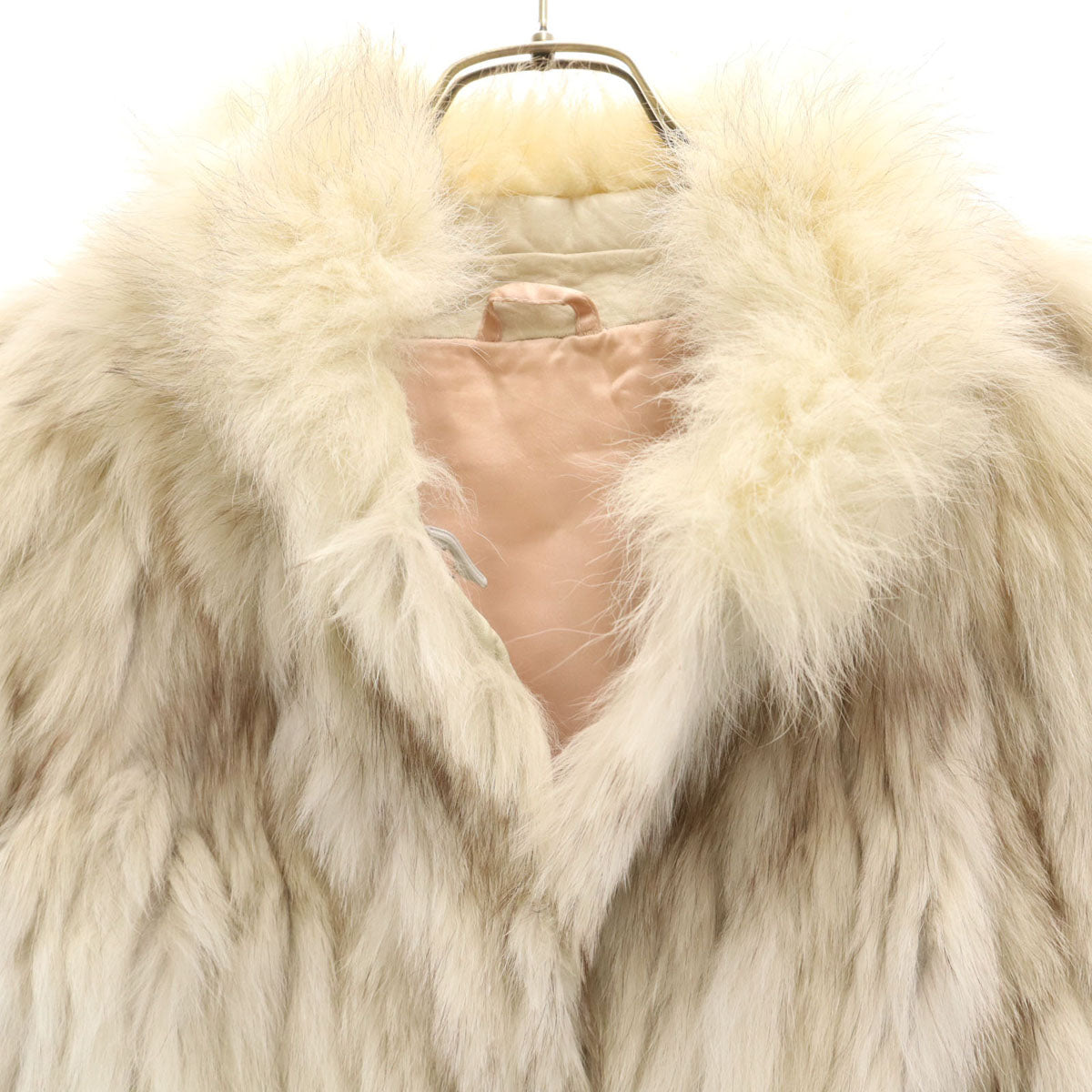 SAGA FOX サガフォックス 毛皮コート S ホワイト系 レディース