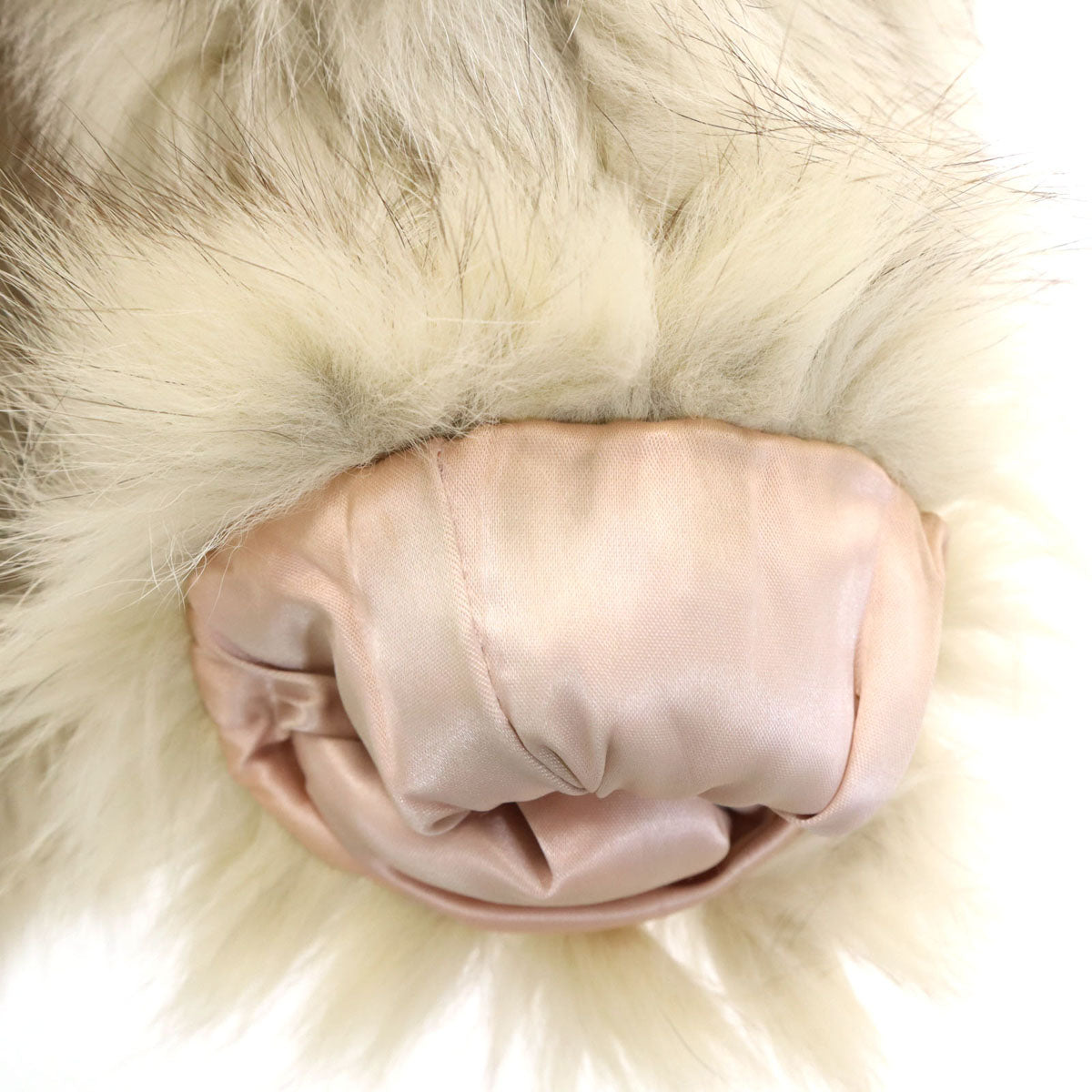 SAGA FOX サガフォックス 毛皮コート S ホワイト系 レディース