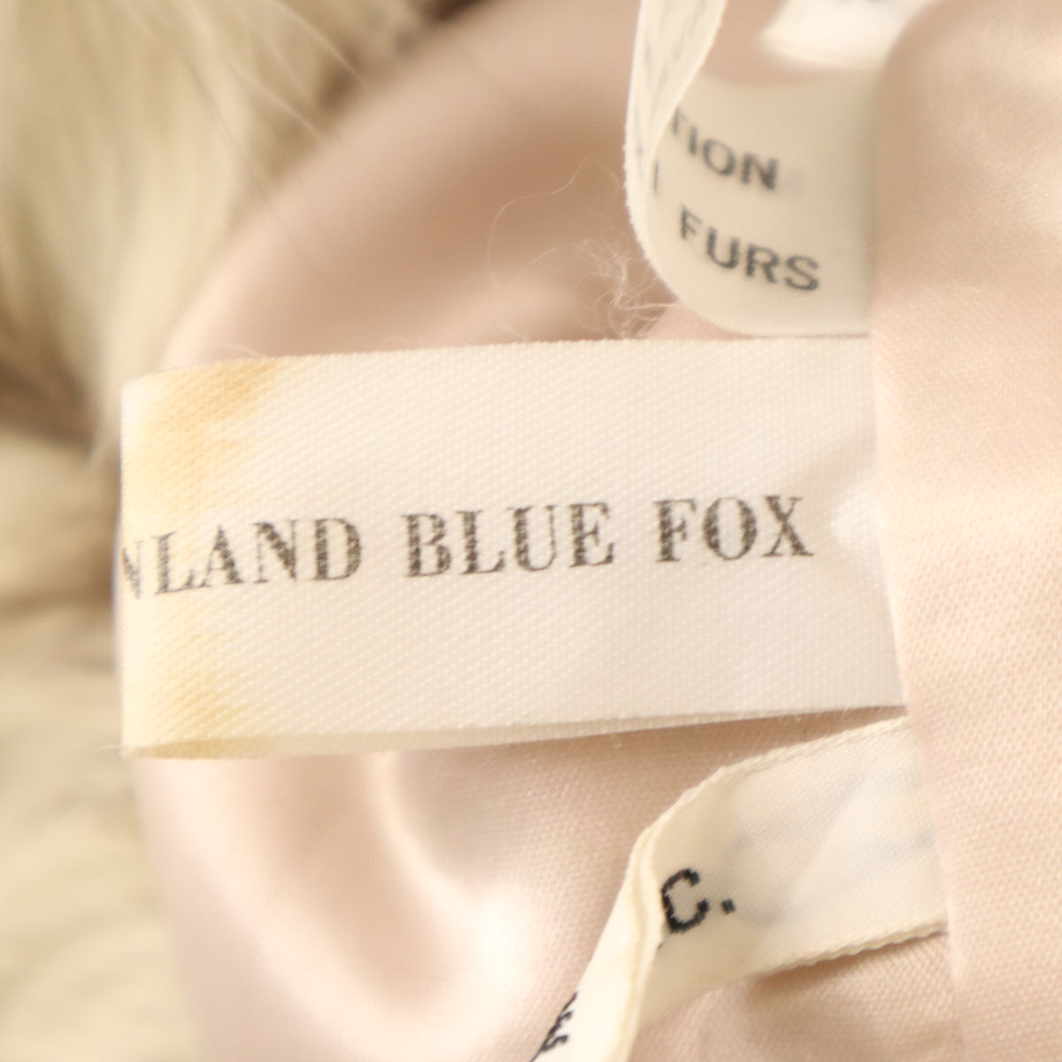 SAGA FOX サガフォックス 毛皮コート S ホワイト系 レディース