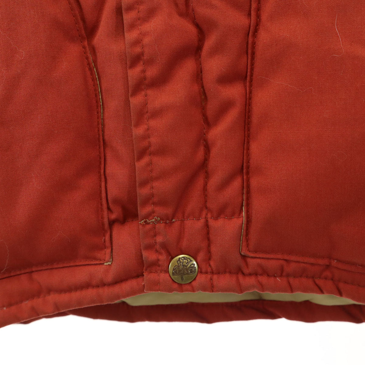 Class-5 クラスファイブ 80s USA製 ヴィンテージ ダウンベスト S レッド メンズ