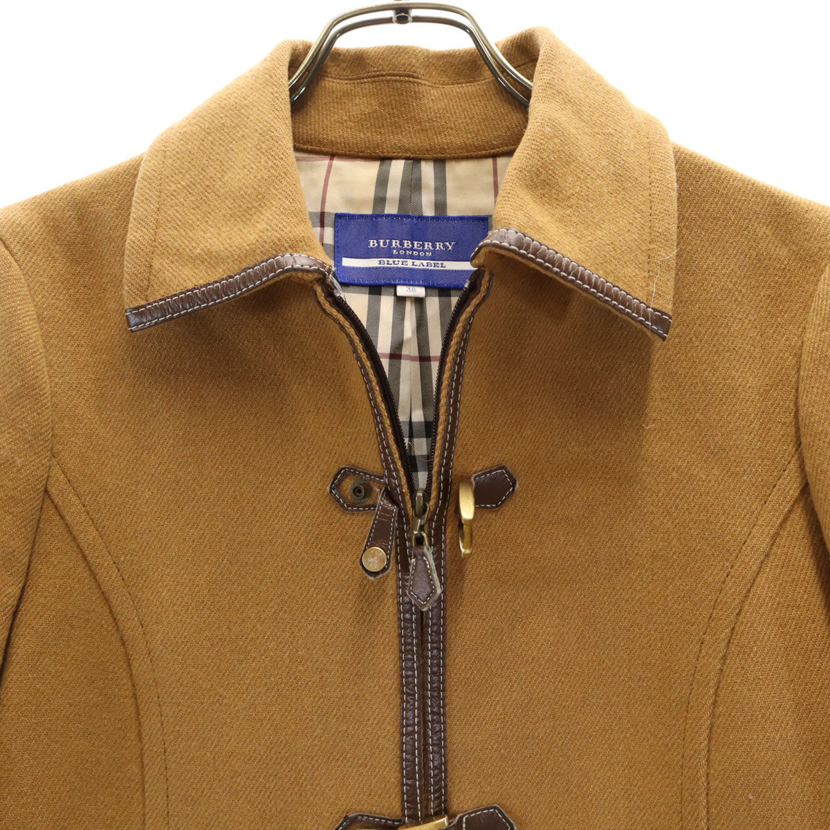 BURBERRY BLUE LABEL バーバリーブルーレーベル ジャケット 38 ベージュ系 三陽商会 レディース