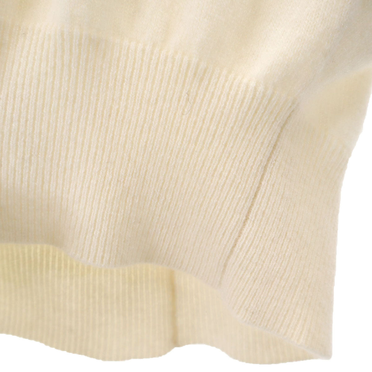 美品 MADISON BLUE マディソンブルー カシミヤ100％ 長袖 ニットカーディガン XS ホワイト レディース