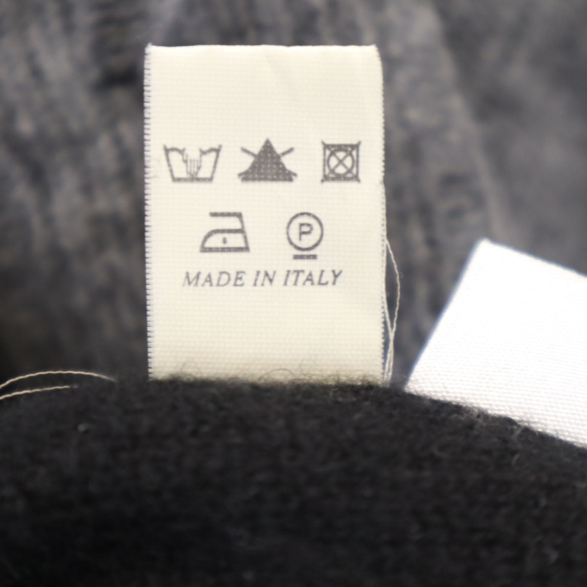 Lucien Pellat-Finet ルシアンペラフィネ イタリア製 バックスカル ニット ポンチョ グレー レディース