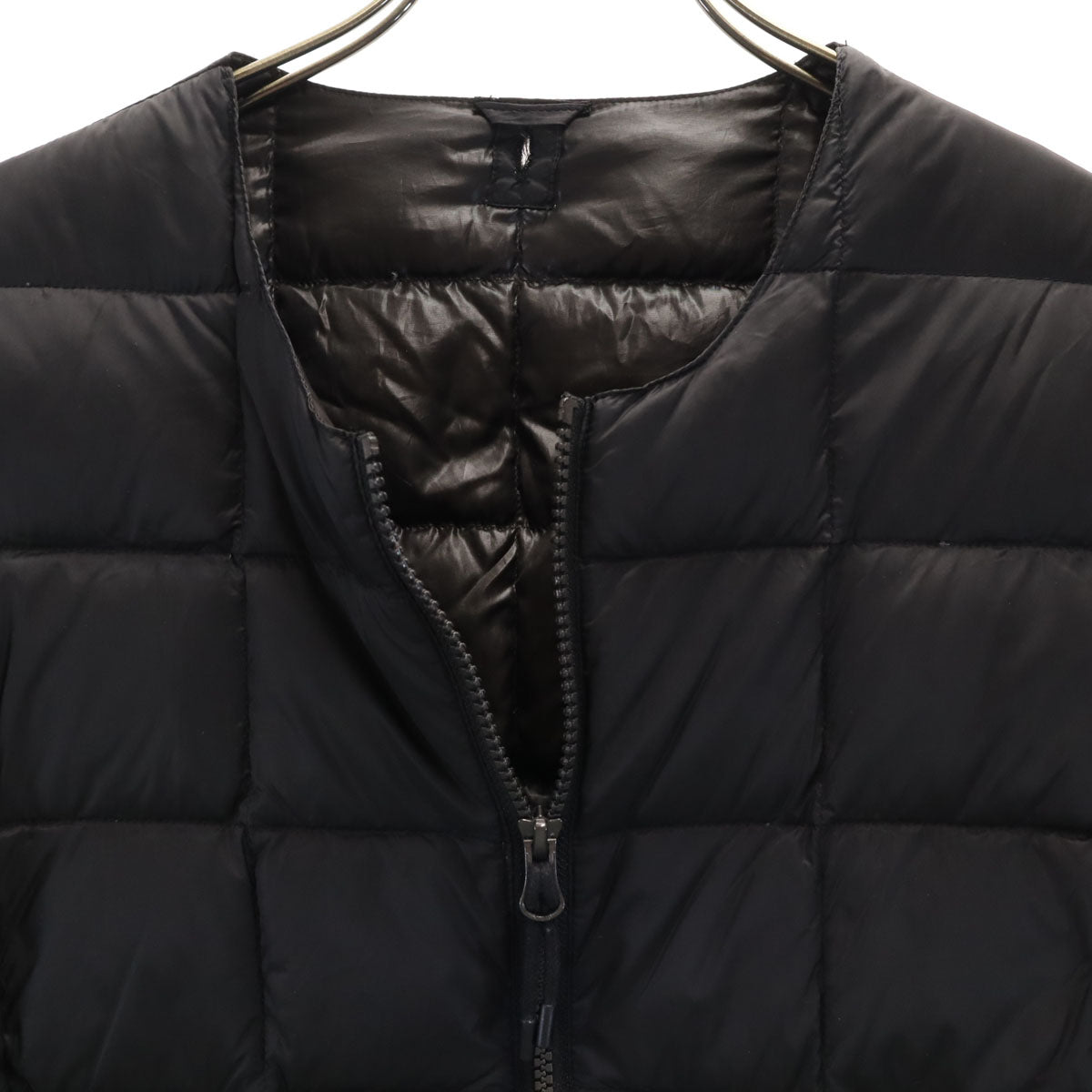 美品 TAION タイオン ダウンジャケット L ブラック レディース