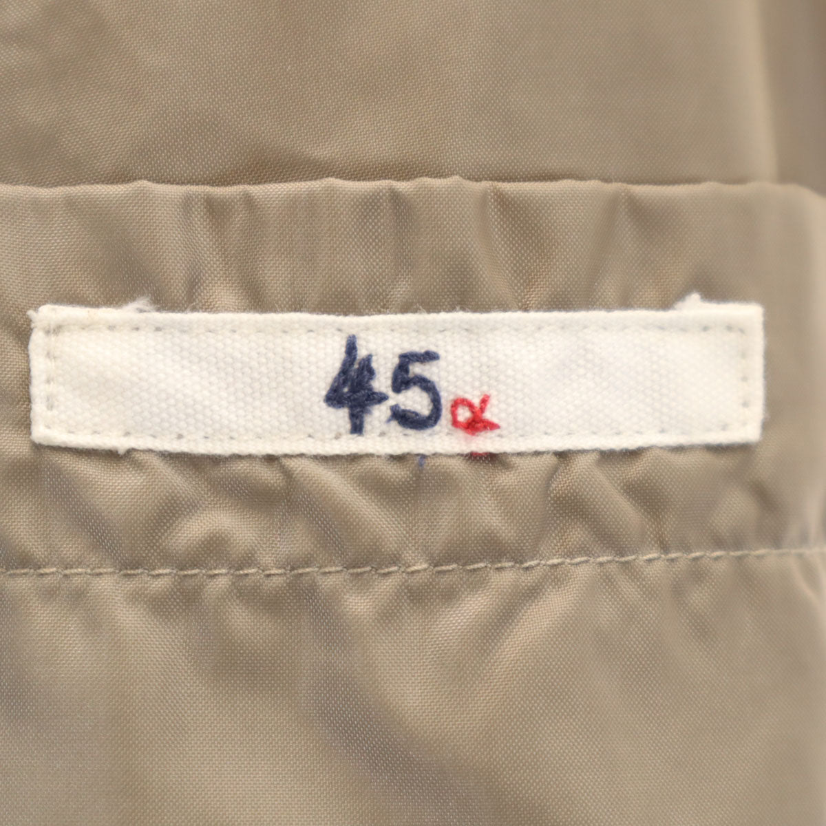 45R フォーティーファイブアール キルティングジャケット M イエロー 45rpm レディース