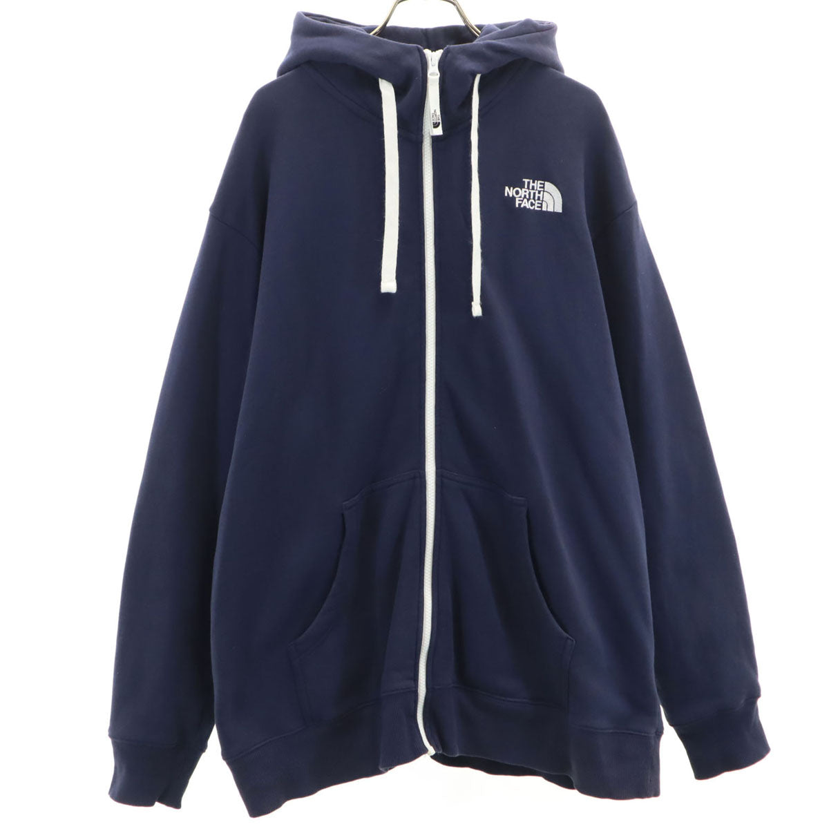 THE NORTH FACE ノースフェイス 長袖 リアビュー スウェット ジップパーカー XL ネイビー NT11530 アウトドア 裏起毛 メンズ