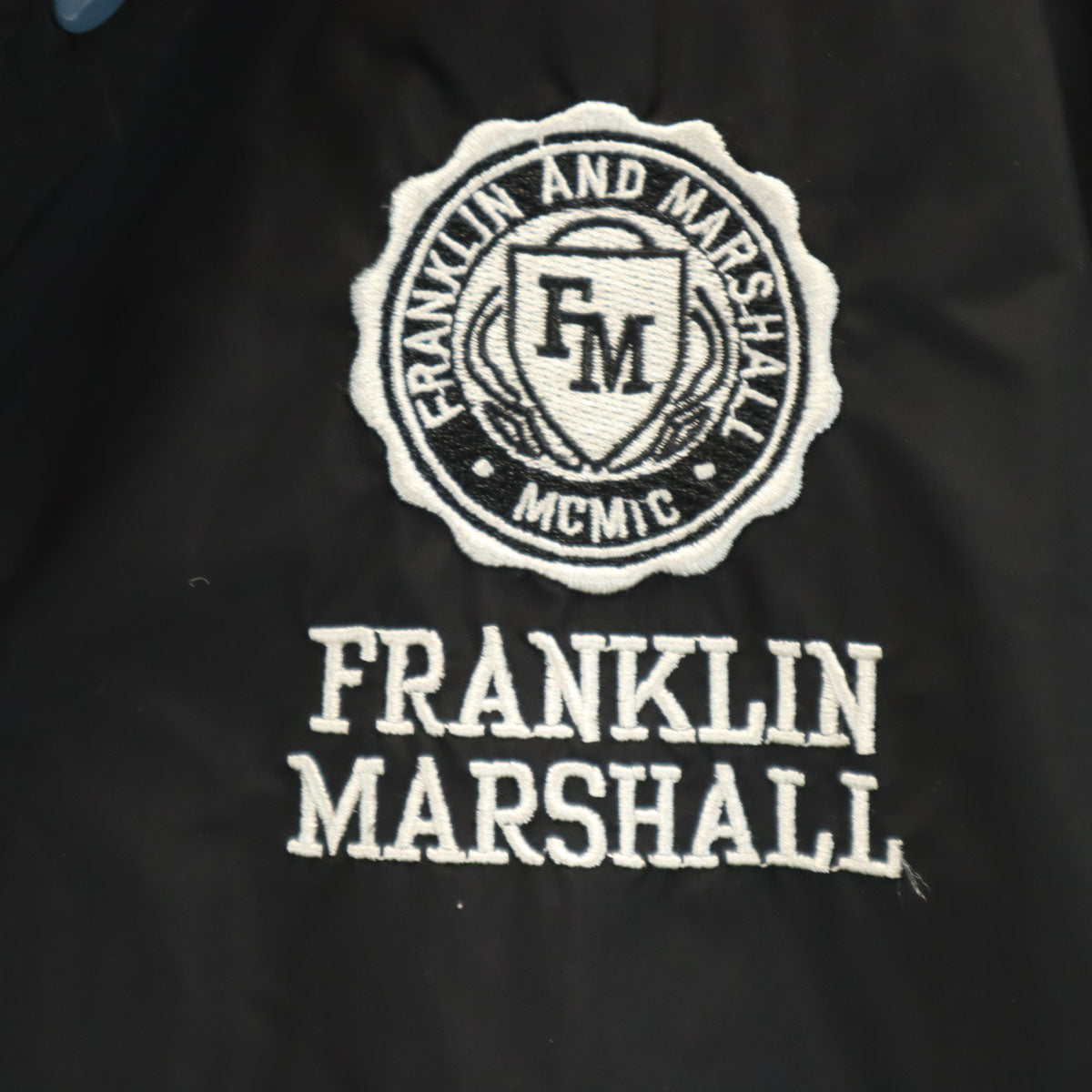 FRANKLIN&MARSHALL フランクリンマーシャル スタジャン M ブラック 中綿 メンズ