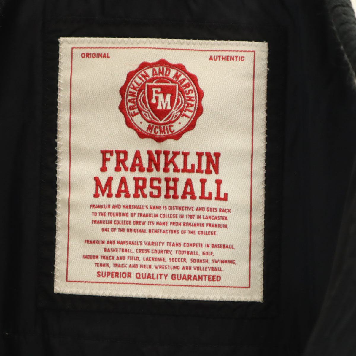 FRANKLIN&MARSHALL フランクリンマーシャル スタジャン M ブラック 中綿 メンズ