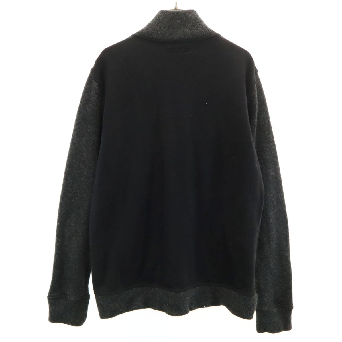 GAIJIN MADE ガイジンメイド ニット切替 ジャケット S グレー 裏起毛 メンズ