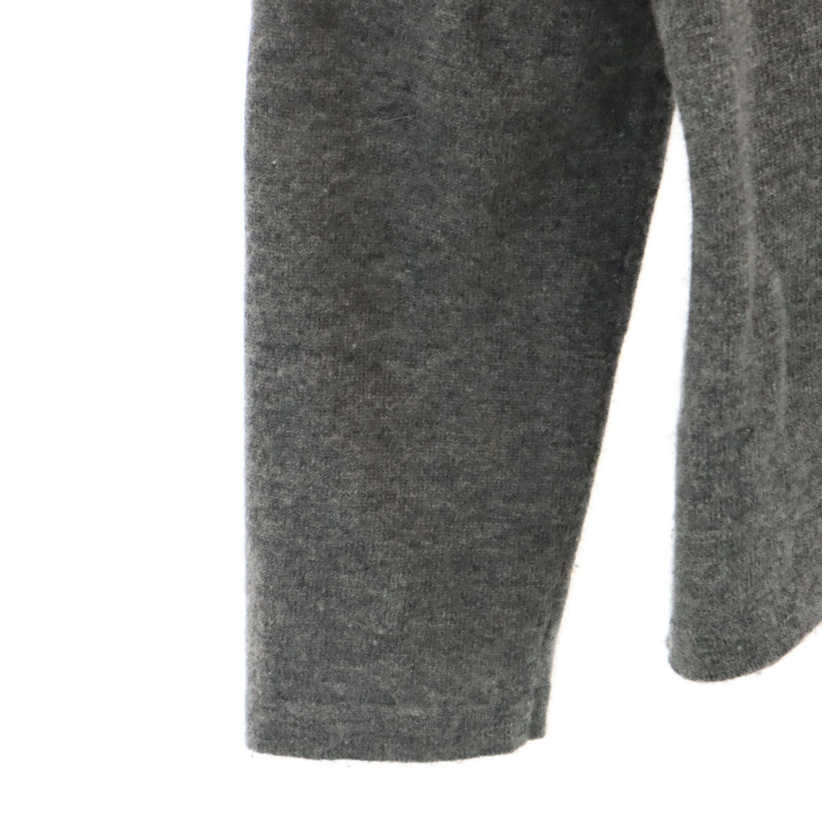 Leilian レリアン カシミヤ100％ 長袖 ニットカーディガン 11 グレー レディース