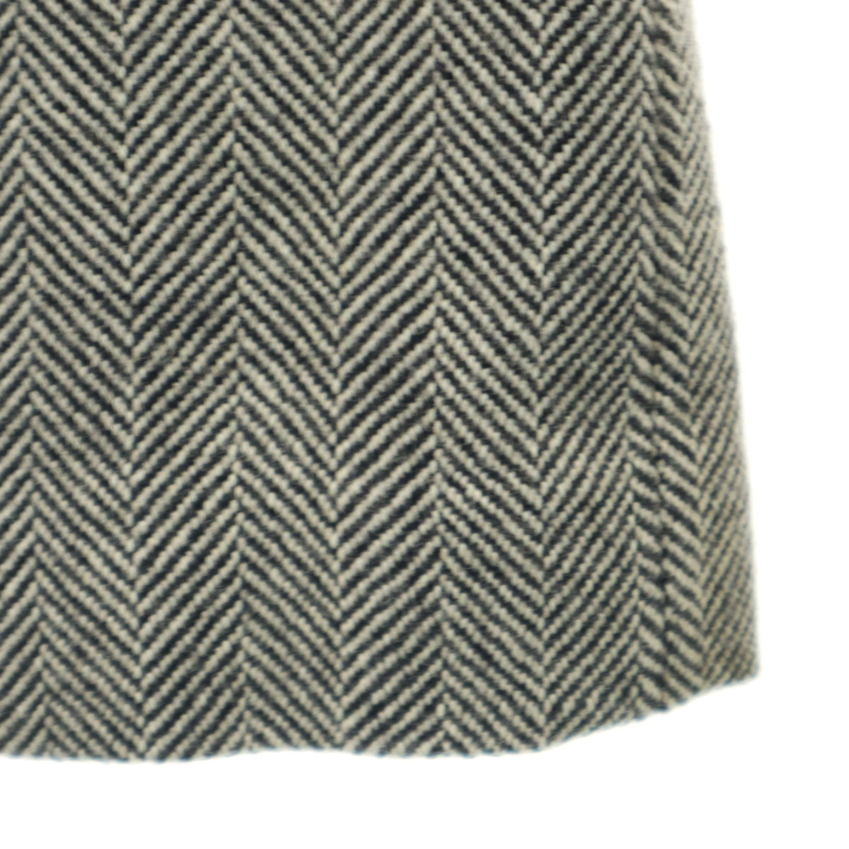 RALPH LAUREN COLLECTION ラルフローレン コレクション ヘリンボーン ダブルブレスト スカートスーツ 上下 セットアップ 11 グレージュ レディース