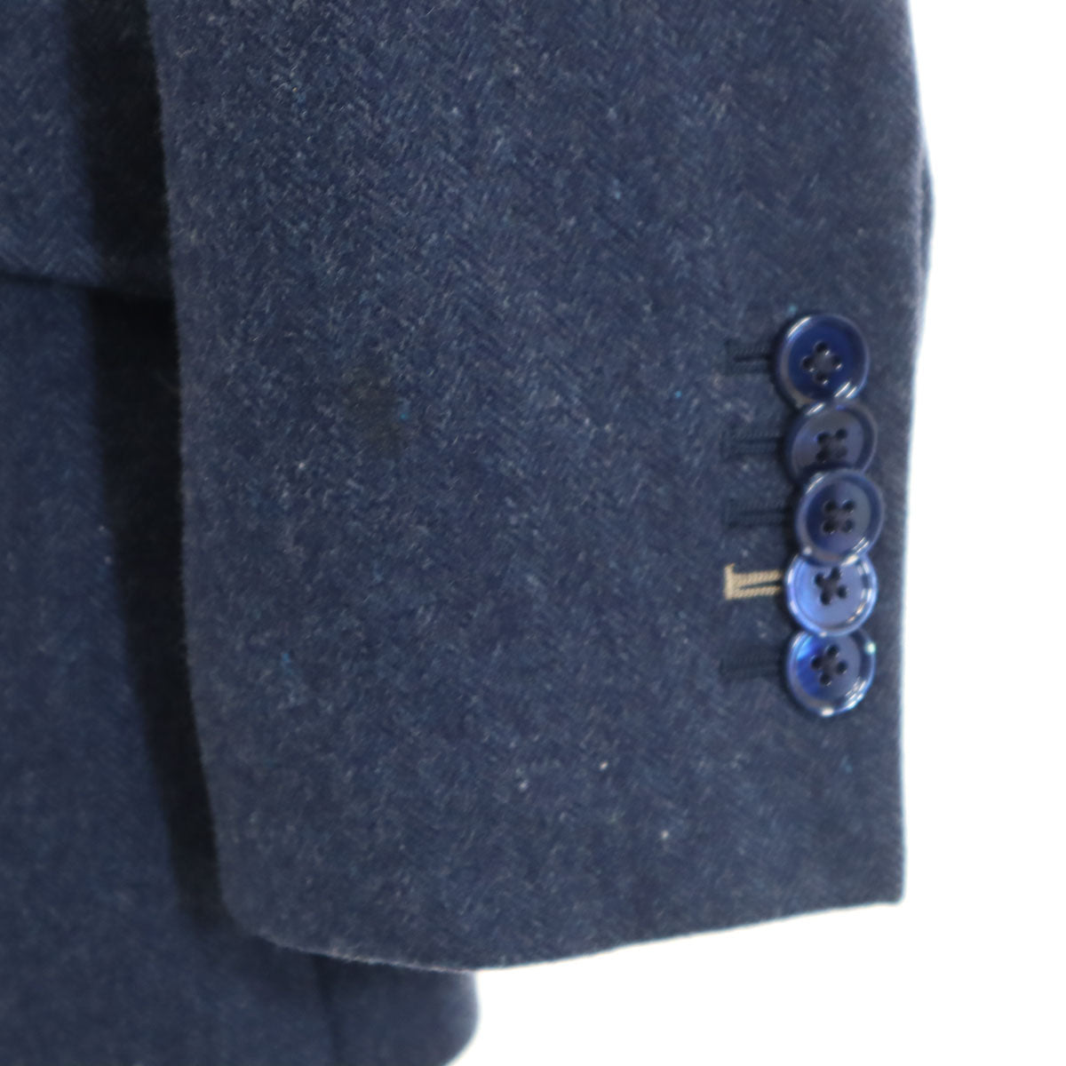 Paul Smith LONDON ポールスミスロンドン 日本製 ヘリンボーン スーツ 上下 セットアップ M/76 ネイビー メンズ